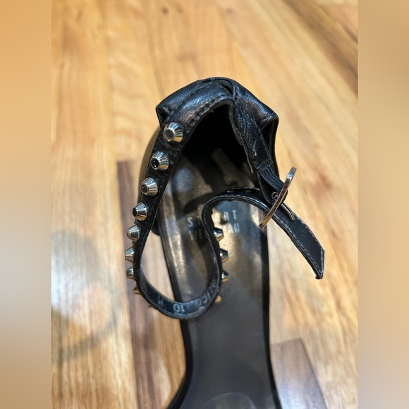 Stuart Weitzman nudist heels with black studs - Picture 7 of 16